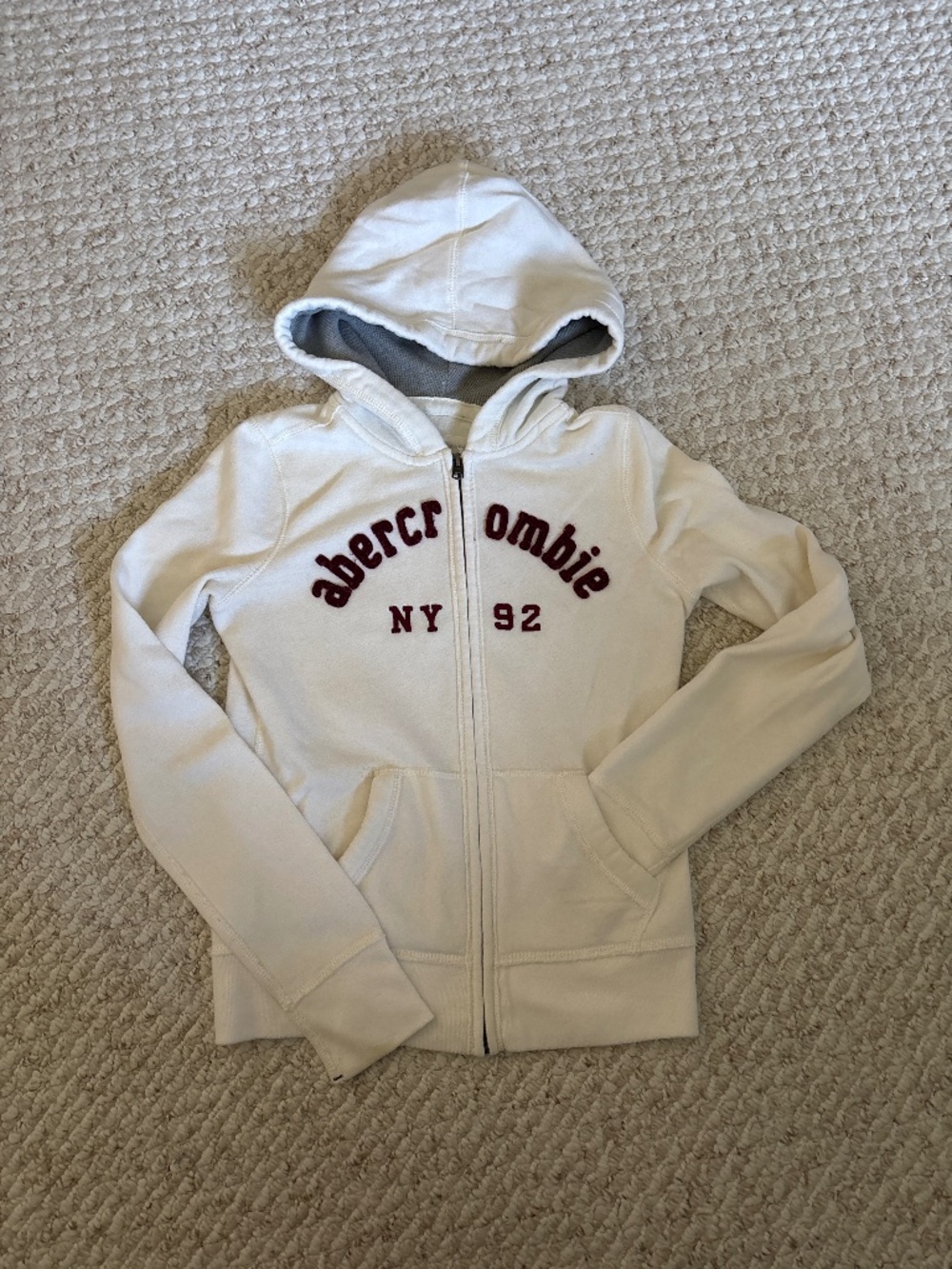 Abercrombie kids zipped hoodie - size XL